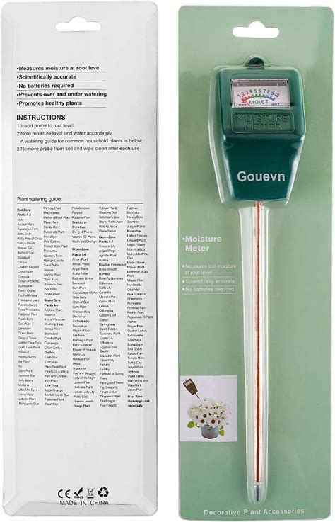 moisture meter chart for house plants|moisture meter for plants guidelines.